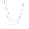 thumbnail image 1 of Diana M Custom 18 K White Gold, 44" Bezel Set Diamond Necklace 38.60 Cts Round Diamonds 124 Stones 0.31 Each.Color Fg Si Clarity. Excellent Cut., 1 of 1