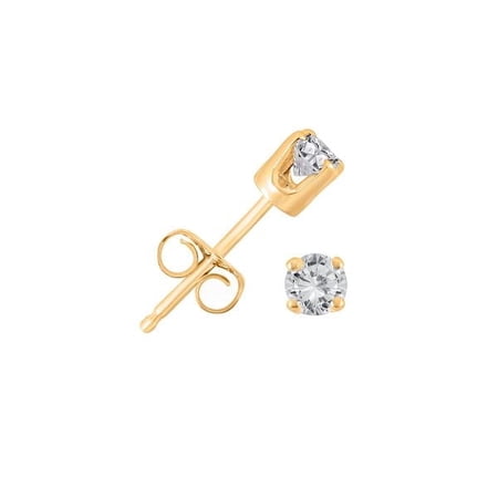 Diana M Earrings-Studs, Diamond 14K Yg