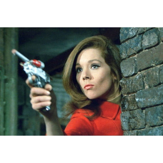 Diana Rigg The Avengers Pointing Gun 24X36 Poster