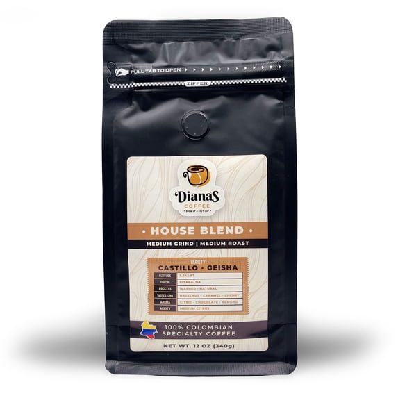 Diana's Coffee| Original Specialty | Blend | Medium Grind | 12 oz (340g)
