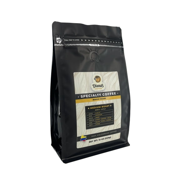 Diana's Coffee | Original Specialty | Honey | Whole Bean | 12 oz (340g)