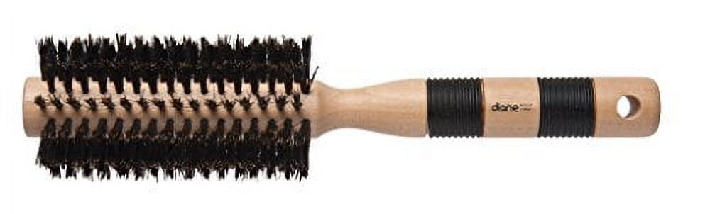 Diane 12-Row Reinforced Boar Bristle Round, 2.5 Wood Brush,D9147