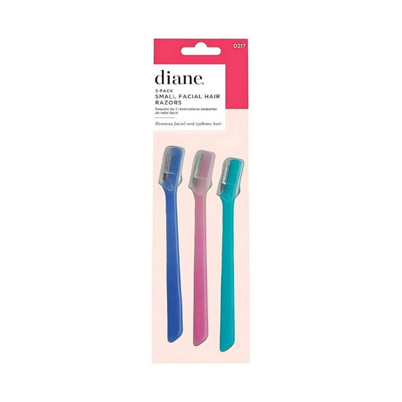 Diane 3-Pack Small Facial Hair Razors