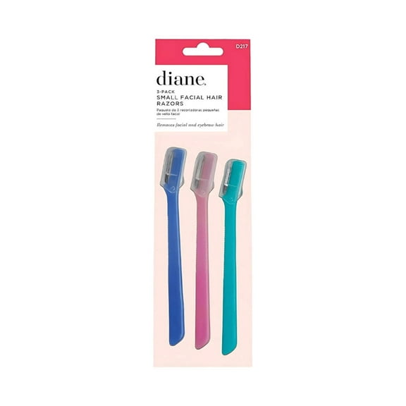 Diane 3-Pack Small Facial Hair Razors