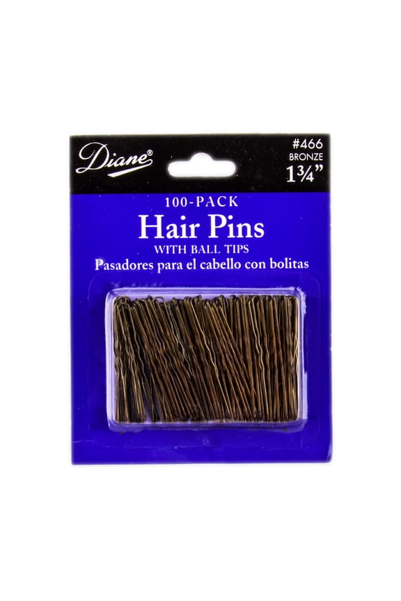 Bobby Hair Pins, Bronze, 100 ct
