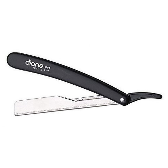 Diane Classic Straight Razor Included 2 Blades - Black D204