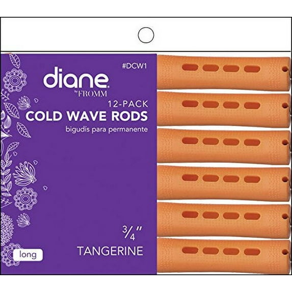 Diane Cold Wave Rods - 3/4" Tangerine