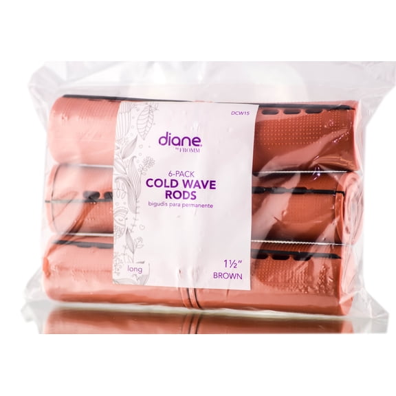 Diane Brown 6 pc Cold Wave Rods - 1 1/2"
