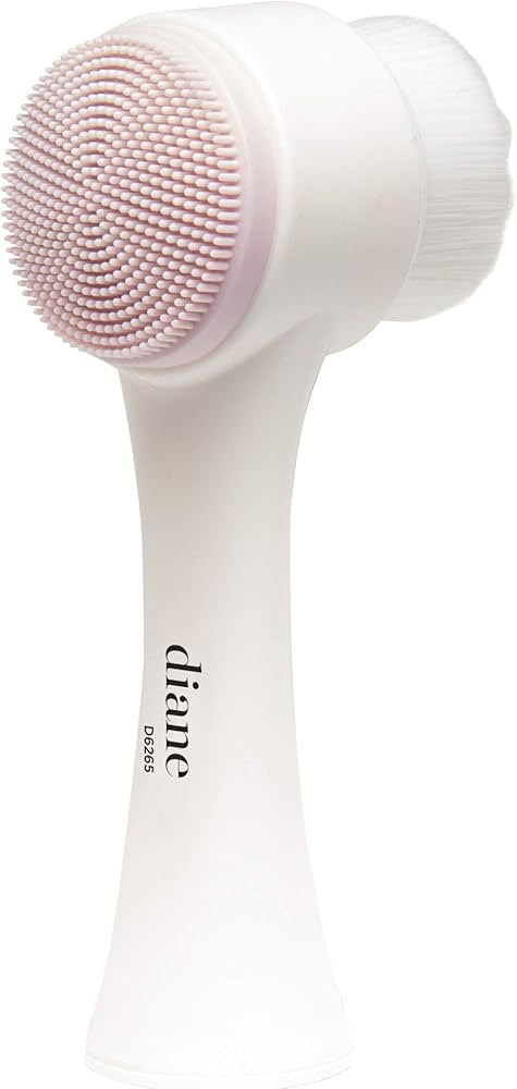 Diane Dual Sided Face Cleansing Brush for Massaging and Exfoliating