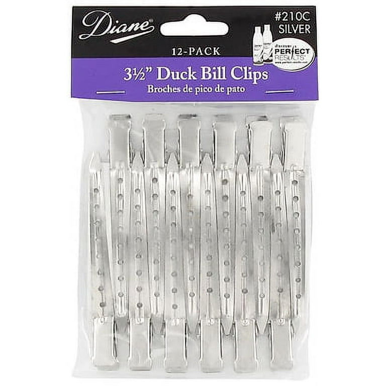 Diane gator clips, 4-1/2, black, 6 pack, D83C