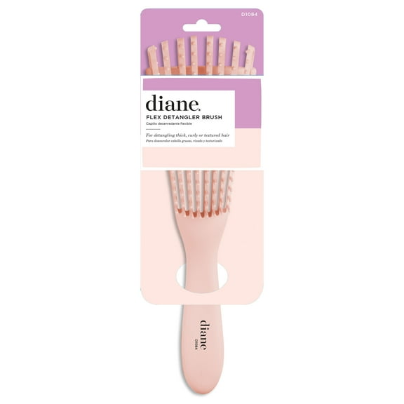 Diane Flex Detangler Hairbrush for Curly, Textured Hair, Bone