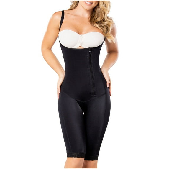 Diane & Geordi 002408 Fajas Colombianas Reductoras Postpartum Tummy Control Girdle for Women Black XL