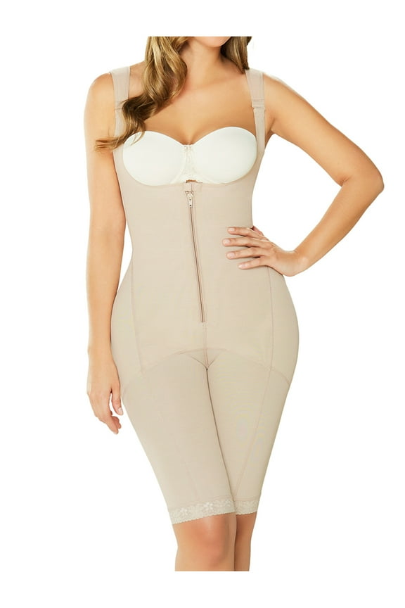 2397 Fajas Colombianas Reductoras Postpartum Girdle Full Body Shaper for Women Beige 4XL