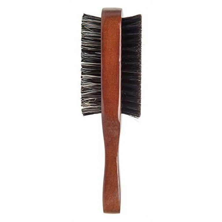Diane Premium Boar Bristle Brush for Men Double Sided, Medium and Firm  Bristles for Thick Coarse Hair Use for Smoothing, Wave Styles, Soft on  Scalp, Club Handle, D8115