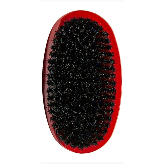 Diane Prestige 100% Medium Boar Curved Military Wave Hair Brush, Red