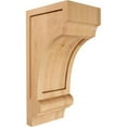 thumbnail image 1 of Diane Recessed Wood Corbel - Alder - 5.5 in. W x 7 in. D x 14 in. H, 1 of 1