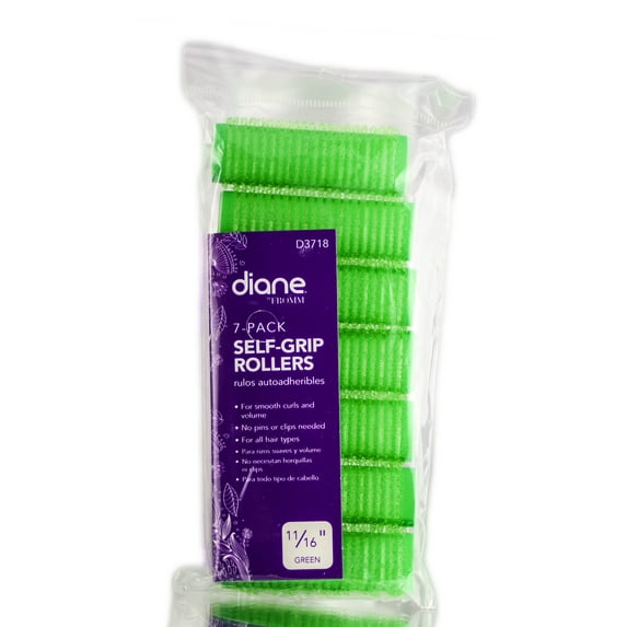 Diane Self Grip Green Rollers (11/16" x 7 Pack)