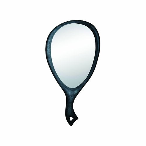 Diane Teardrop Mirror, Black, 10 Ounce