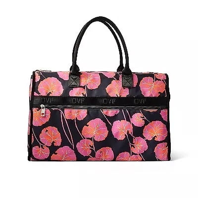 Diane Von Furstenberg Kimono Leaf Weekender Duffel Tote Bag Walmart