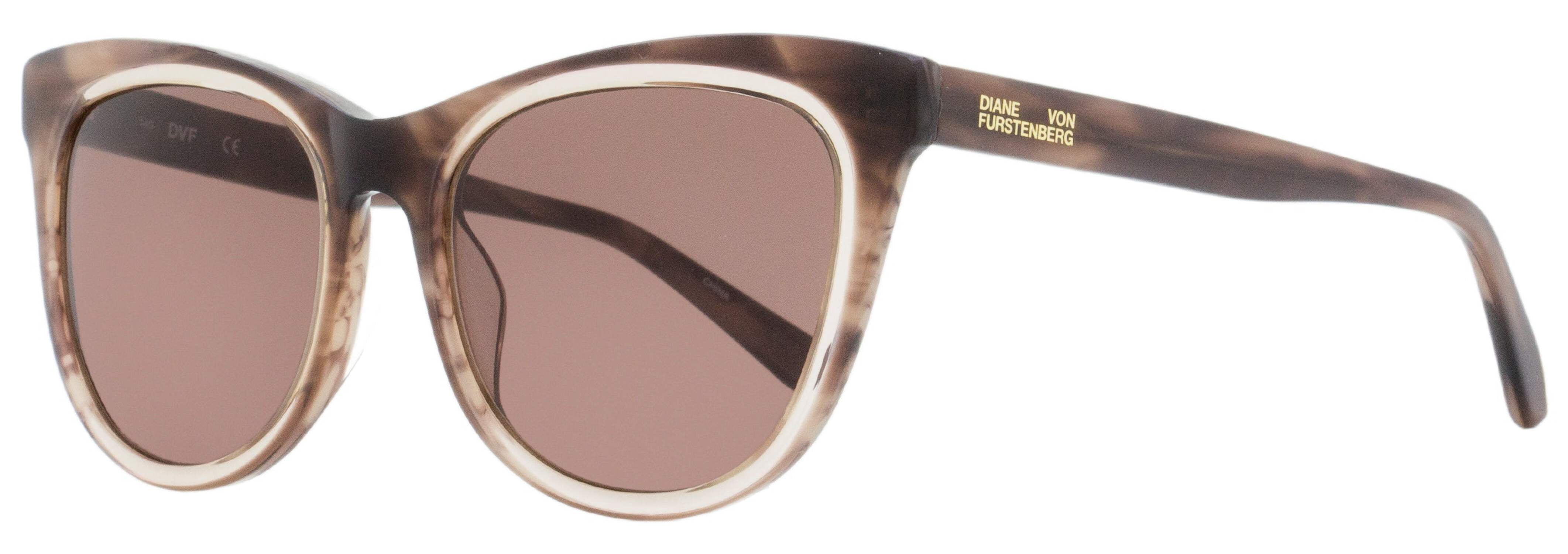 Diane Von Furstenberg Mila Sunglasses DVF683S 255 Horn 55mm 