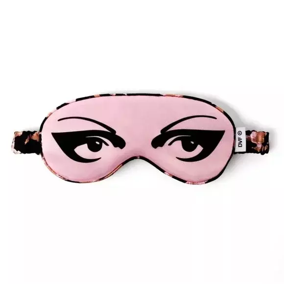 Diane Von Furstenberg x Target Sleep Mask with pink and