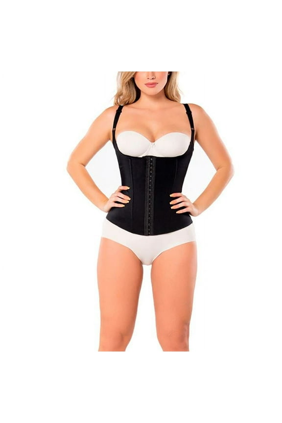 Diane and Geordi | Torsette Shapewear for Women | Fajas Colombianas | Waist Cincher |Black XS