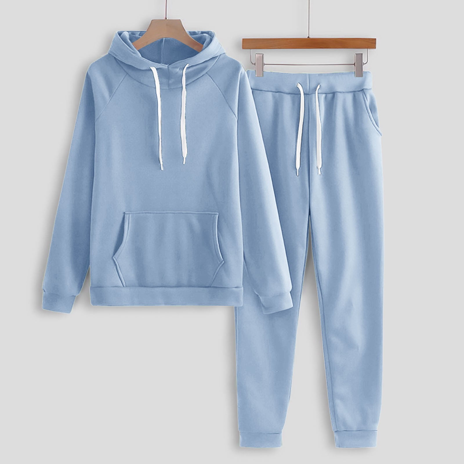 Dianli Piece Outfits Women's Fleece Lined Sweatsuits Long Sleeve