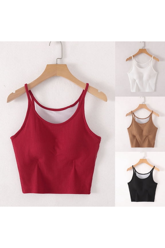 2PC Women Padded No Wire Tank Top With Built In Chest Pad And Matching Shorts Sleepwear Set Soft Stretch Comfortable Breathable Home Loungewear Easy Care Supportive Design