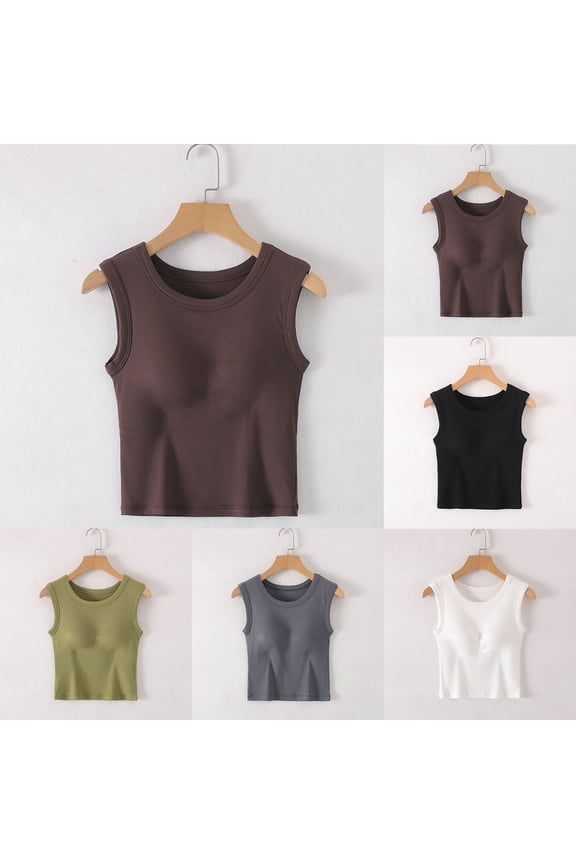 2PC Women Padded No Wire Tank Top With Built In Chest Pad And Matching Shorts Sleepwear Set Soft Stretch Comfortable Breathable Home Loungewear Easy Care Supportive Design