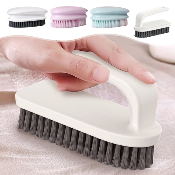 Dianli Carpet Brush Scrubber Soft Bristle Cleaning Brush for Bathroom Kitchen Tile Grout Upholstery Floor Stain Removal Durable Handle Household Scrubbing Tool Carpet Brush Scrubber