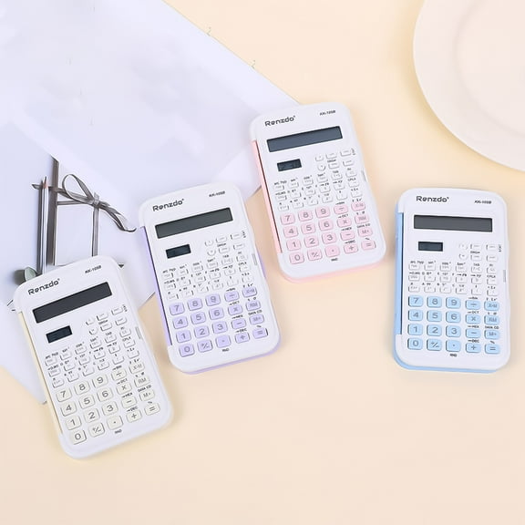 Dianli Color Flip Function Scientific Calculator With Protective Flip Cover, MultiMode Display For Primary And Secondary School Exams, Portable Mini Desktop Math Tool For Students