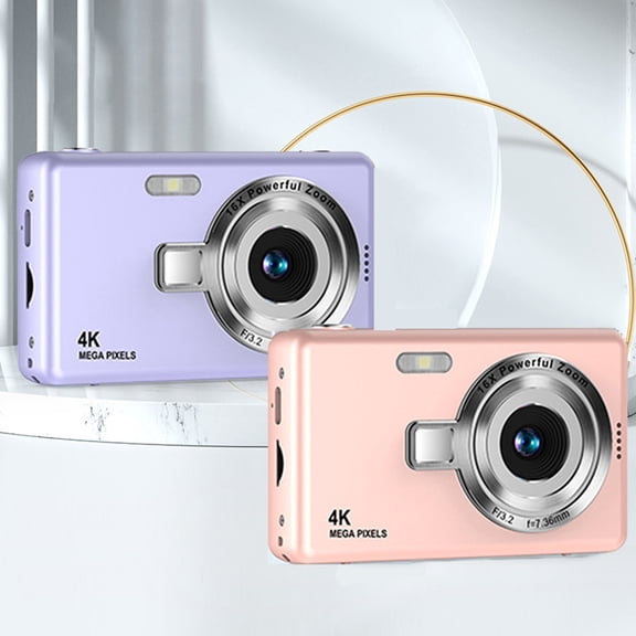 Dianli Compact 1080P Digital Camera With Electronic Stabilization, Up To 48MP Photo Support, 16X Digital Zoom And Flash, Portable Point-And-Shoot Camcorder For Students Travel And Daily Use,