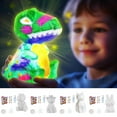 thumbnail image 1 of Dianli DIY Graffiti Night Light Toy Creative Painting Modeling Animal Lamp Educational Craft Set With Paint 10ML Glowing Rubber Doll Decoration For Kids, 1 of 7