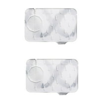 Dianli Double-Sided Silicone Faucet Splash Guard 2-Pack Water Blocking Sink Pad Splashproof Mat for Kitchen Bathroom Durable Quick Dry Easy Clean Sink Accessories Around Faucet