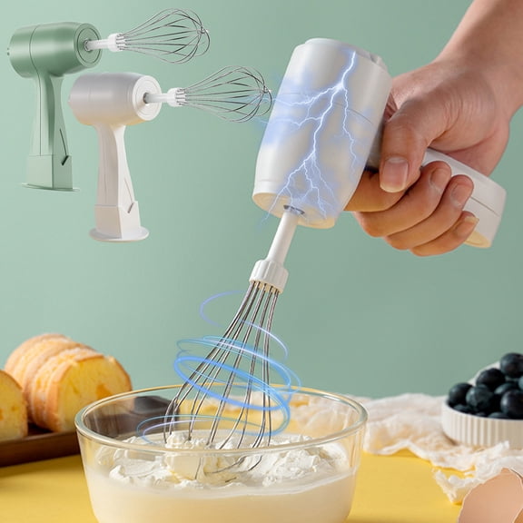 Dianli Electric Milk Frother Handheld Rechargeable With Stainless Steel Whisk, Fast Foam Maker For Coffee Latte Cappuccino Hot And Cold Milk, USB Recharge Easy Clean