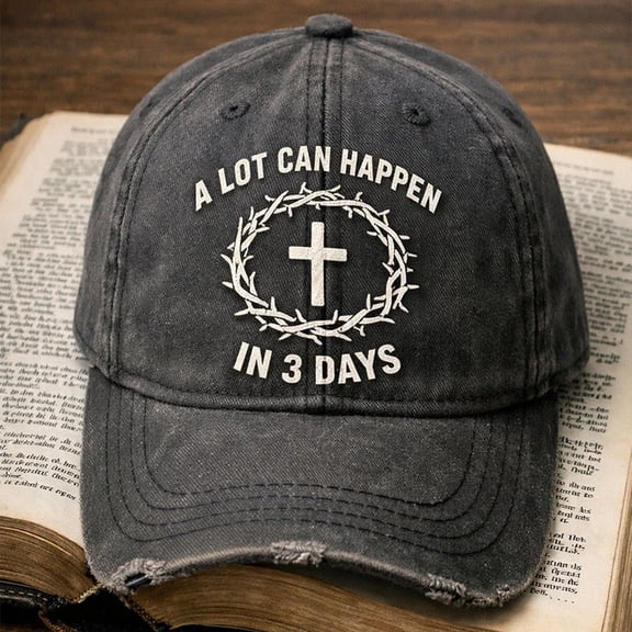 Dianli Faith Art Print Casual Hat Adjustable Unisex Baseball Cap Artistic Graphic Religious Design Lightweight Breathable Everyday Sun Hat Gift for Church and Faith Events