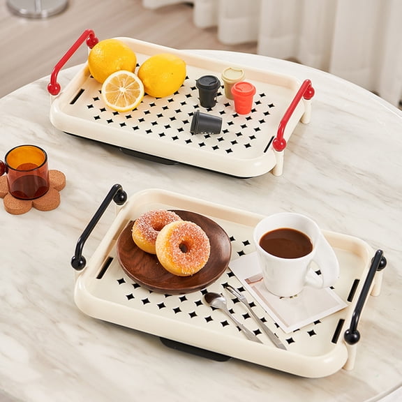 Dianli Gifts Cup Storage Shelf Desktop Mug Organizer Countertop Coffee Mug Rack With Teacup Drainer Tray Cream Wind Design Kitchen Organizer Space-Saving Cup Holders