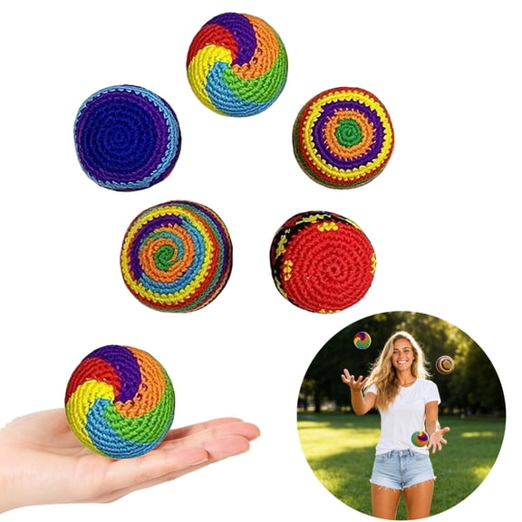 Dianli Gifts Hand Woven Juggling Ball Mystery Box Beginner and Pro Hand Eye Coordination Training Party Game Stress Relief One Sandbag Gold Bergon