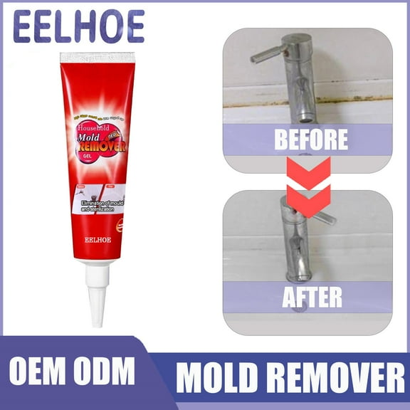 Dianli Gifts Mold Remover Gel Mildew Remover MoldRemover Gel Tile Grout Wall And Sink Mildew Cleaning Paste Thick Paste Deep Clean Removes Black Mold Soap Scum Bathroom Kitchen