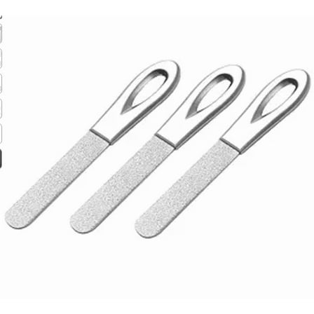 Dianli Gifts Stainless Steel Double Sided Precision Nail File Professional Nail Polisher for Smoothing Shaping and Repairing Nails High Quality Durable Manicure Tool Stylish Finds for Less