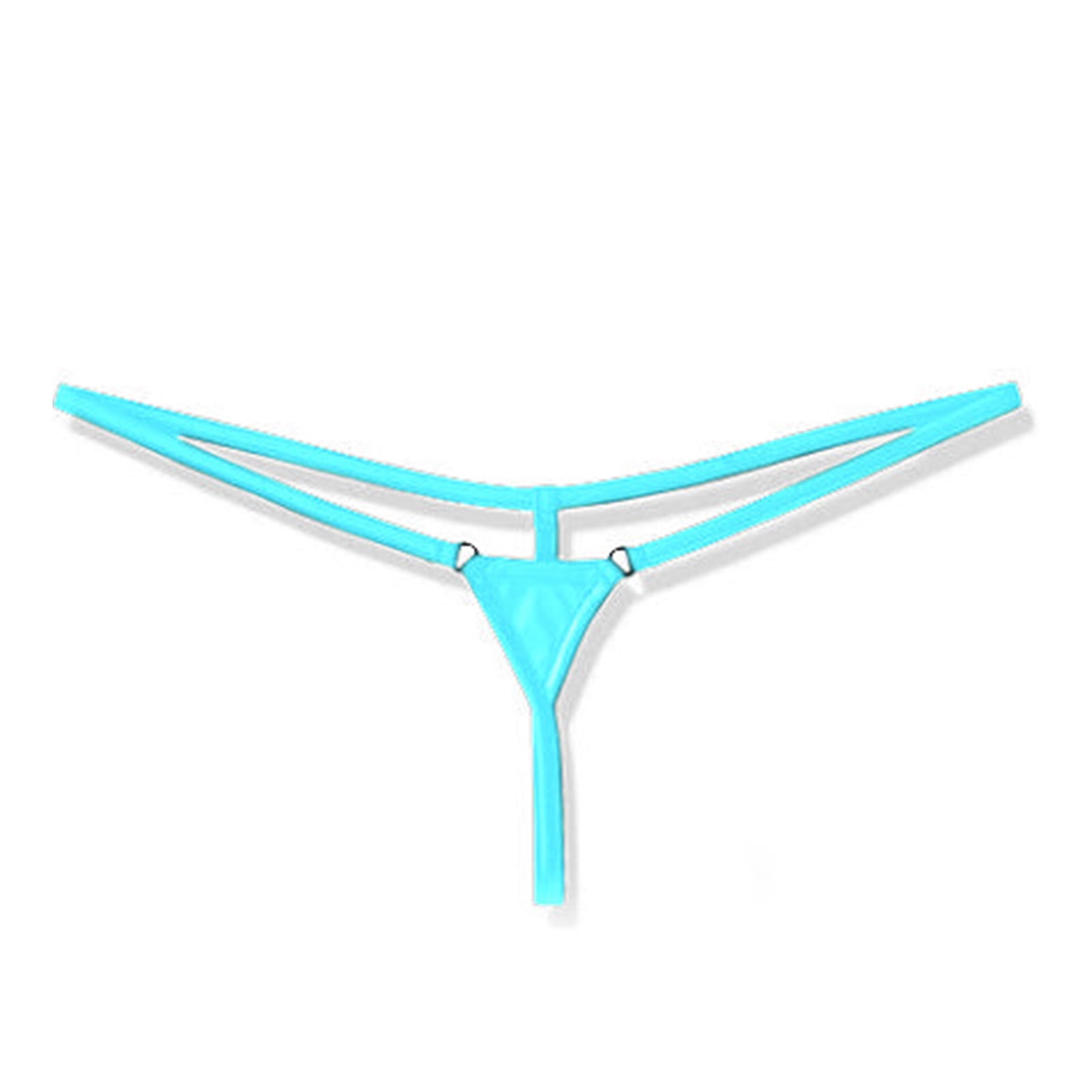 Dianli Gifts Thong Women's Low-Waist Mini Thong Solid Color Seamless ...