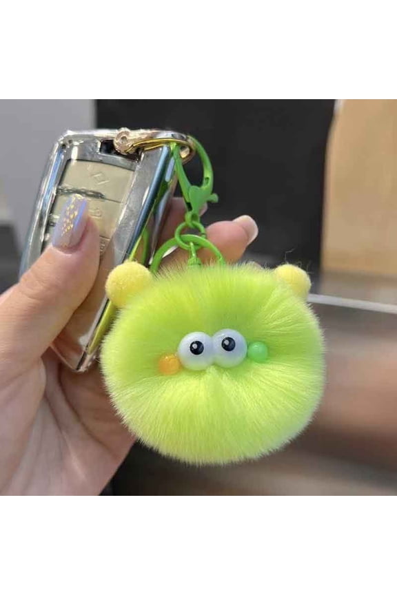 Keychain Accessories + Mini Briquette Pendant + Small Car Key Holder with Ball Charm + Cute Gift for Students or Bag Decoration Ornament Trending Picks Under Budget