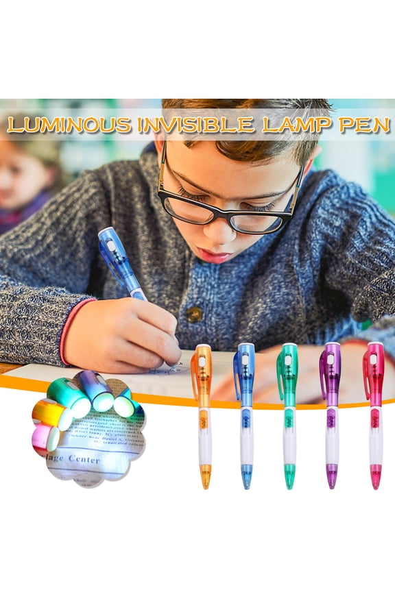Light-Up Multi-Function Point Pen With Flashlight Cute Student Gift Pen 2ml Ink for School Office Writing Emergency Keychain Light and Stocking Stuffer