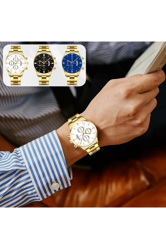 Men's Quartz Skeleton Watch Openwork Dial Alloy Case Leather Strap Luminous Hands Date Window Water Resistant Business Casual Analog Wristwatch Gift for Him