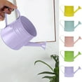 thumbnail image 1 of Dianli Metal Watering Can for Plants Indoor Outdoor 1.5L Vintage Iron Floral Decorative Garden Flower Pot Long Spout Ergonomic Handle Leakproof Durable Green Pink Purple Blue Yellow, 1 of 7