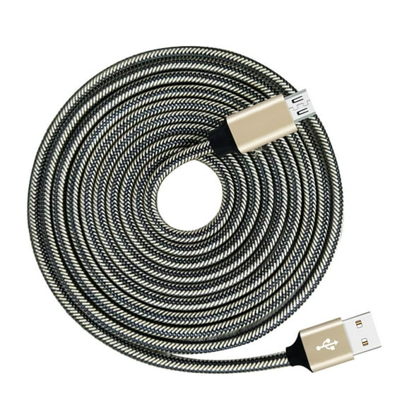 Dianli Micro USB Charging Cable 1 Meter Braided Fishing Net Style Data Cord Durable USB Charger Wire Compatible with Android Phones and Devices Holiday Gift Ideas & Budget Picks