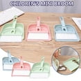 thumbnail image 1 of Dianli Mini Broom and Dustpan Set Small Desktop Cleaning Kit Portable Trash Shovel for Kids or Pets Table Sweep Tool for Office Home Use Compact Broom for Daily Messes, 1 of 3