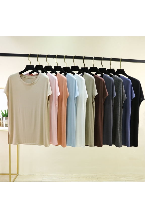 Modal Blend Round‑Neck Pullover Tank Top Soft Seamless Lightweight Breathable Removable Pad Option Comfortable For Home Lounge Sleep And Everyday Layering Versatile For Spring Summer, Cami Top