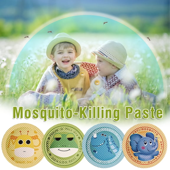 Dianli Mosquito Repellent Scented Stickers 50-Pack Hypoallergenic Adhesive Patches With Natural Oil Formula, Child‑Safe Design For Skin Clothing And Outdoor Use, Portable Insect Repellent Patches