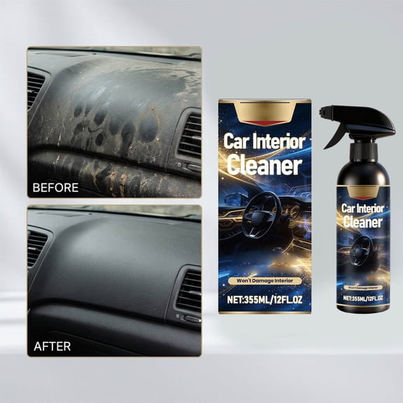 Dianli Multi-Purpose Lemon Degreaser 355ml Spray Bottle Citrus Grease and Oil Remover for Auto, Home and Kitchen Surfaces Concentrated Cleaner Heavy-Duty Formula Powerful Degreaser